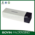 Custom ivory cardboard sleeve black gift paper boxes set